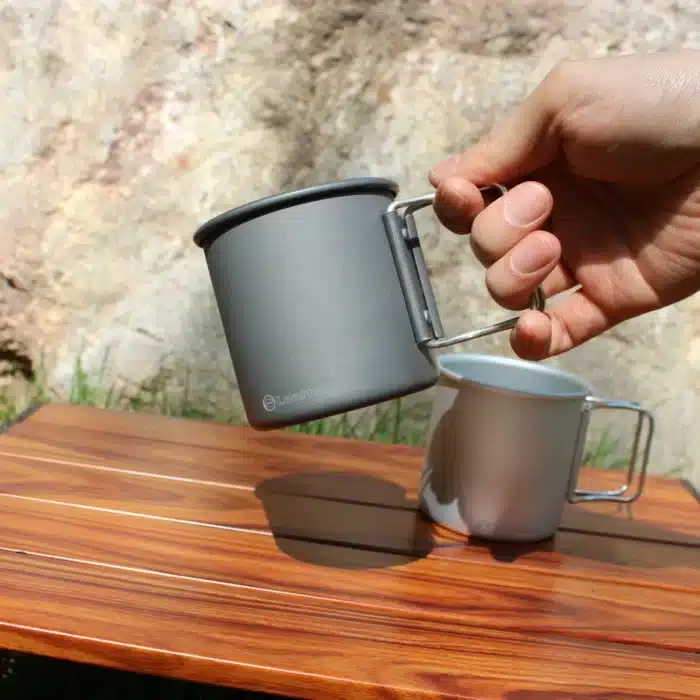 Leaftour 300ml léger en alliage d'aluminium 2