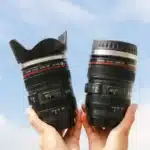 Tasse à café avec objectif d'appareil photo 5