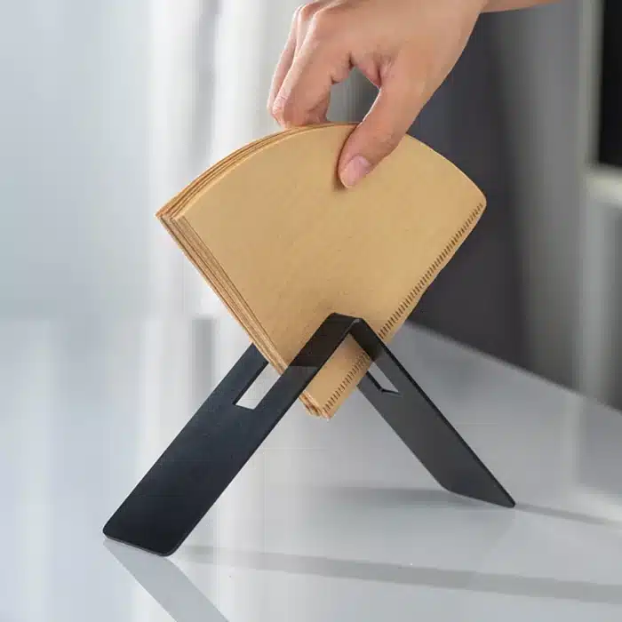 Support de papier filtre à café en acier inoxydable 4