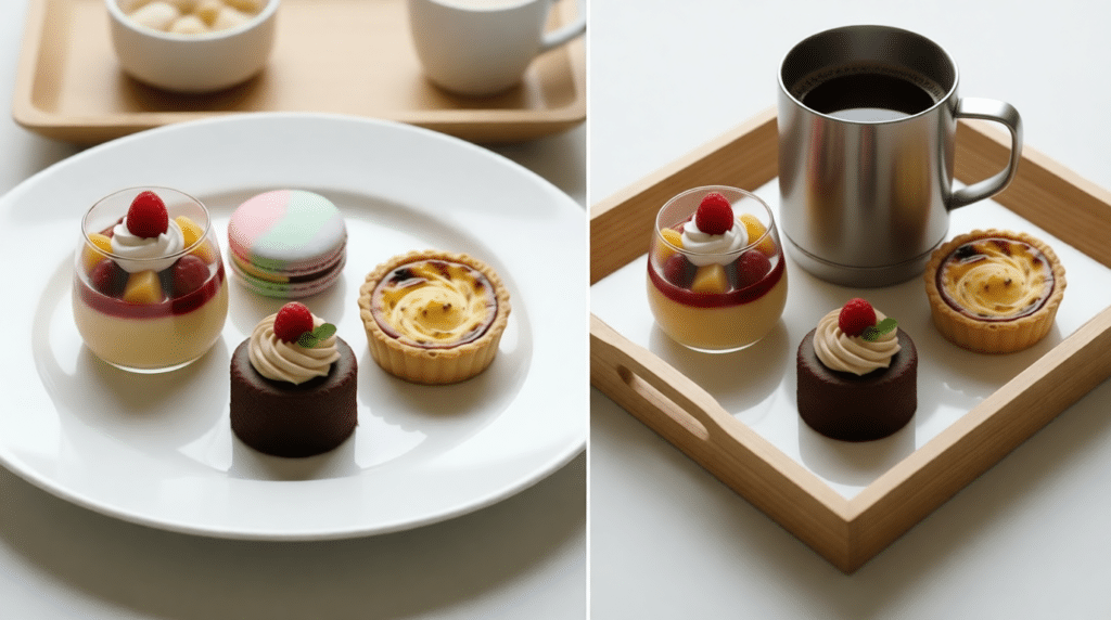 assiette cafe gourmand