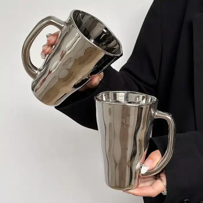 Mug en argent créatif 5