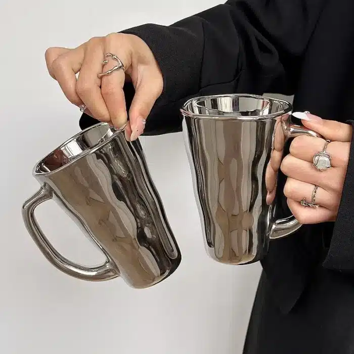 Mug en argent créatif 4