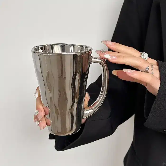 Mug en argent créatif 3