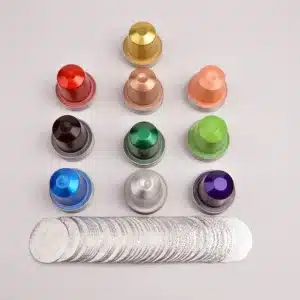 Capsules de café expresso, coque vide en aluminium 1