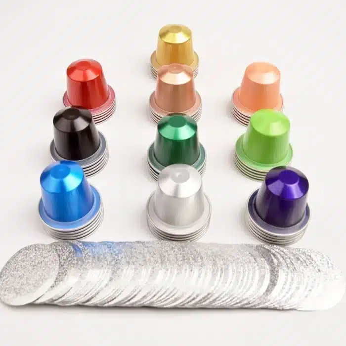 Capsules de café expresso, coque vide en aluminium 2