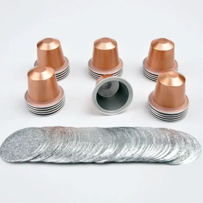 Capsules de café expresso, coque vide en aluminium 5