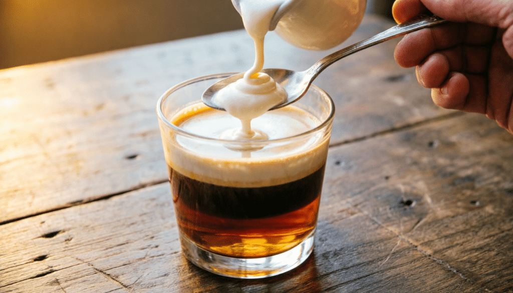 Comment faire les couches d'un irish coffee