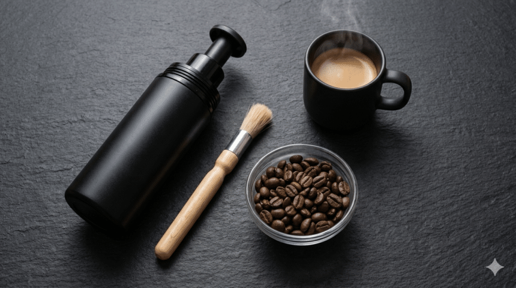 nettoyer machine espresso portable