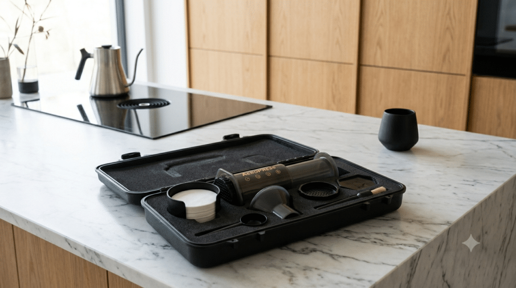café aeropress accessoires