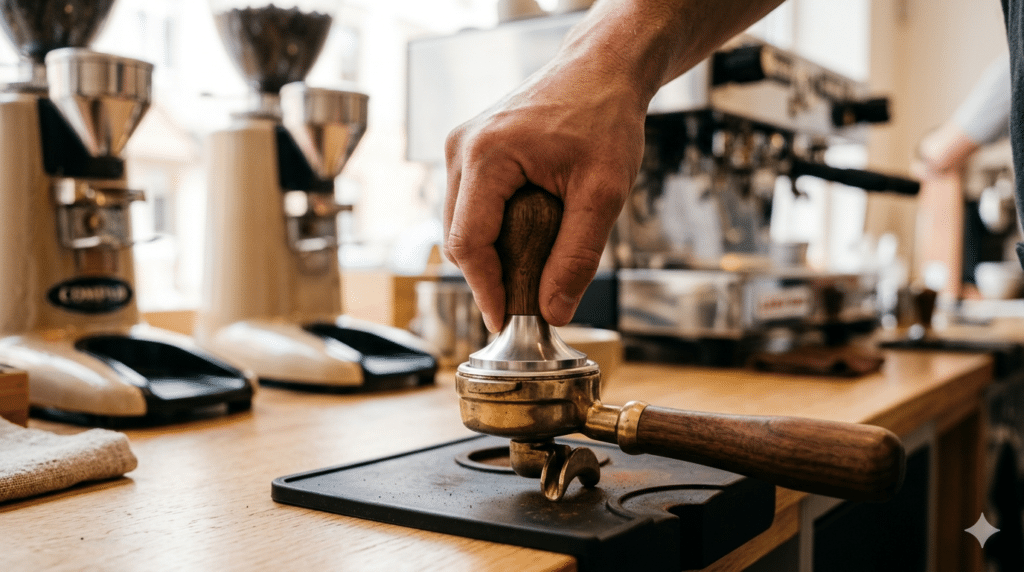 utilisation Tamper café