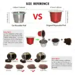 Nespresso dosettes de café en acier inoxydable capsules rechargeables 6