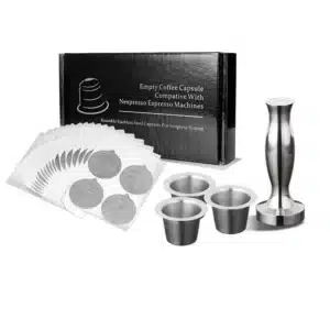 Nespresso dosettes de café en acier inoxydable capsules rechargeables 1