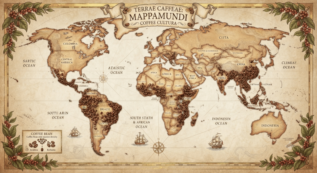 Singular Coffee : la carte mondiale des cafés