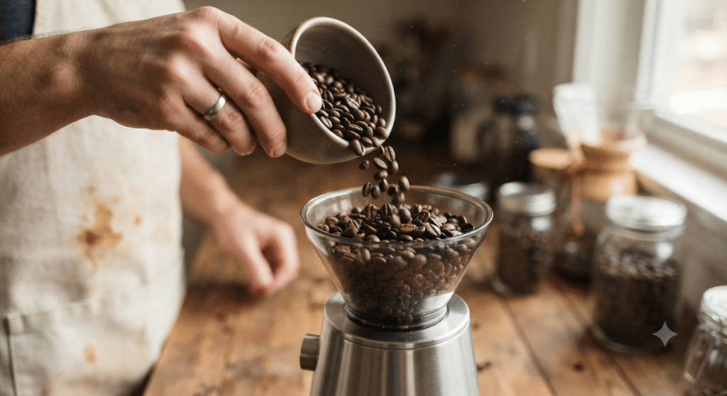 Singular Coffee : préparation du café (tasse+filtre)