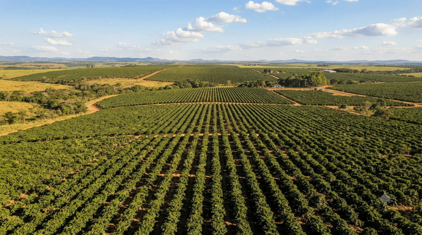 Plantation de café brésilienne